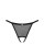 Obsessive Celia Noir crotchless thong - Сексуальные женские стринги, XL/2XL